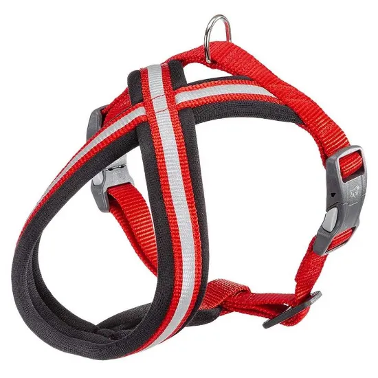 Снимка на Ferplast - Daytona Cross M/ Large - Нагръдник с мека подплата за кучета с гръдна обиколка 63 до 88 см.- червен
