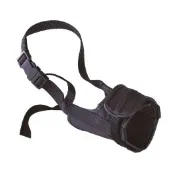Снимка на Ferplast Muzzle Safe MINI Black - Регулируем намордник за малки кучета като породи чихуахуа и пудел, A: 20÷40 см- B: 10÷15 см - C: 8,5см.- черен 1