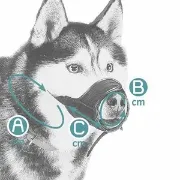Снимка на Ferplast Muzzle Safe Medium Black - Регулируем намордник за средни кучета като порода хъски и доберман, A: 46÷80 см - B: 20÷25 см - C: 12 см.- черен 3
