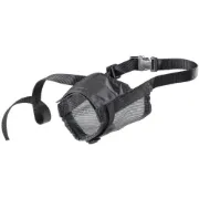 Снимка на Ferplast - Muzzle Net XXL - Регулируем намордник за кучета, A: 49÷71 см - B: 19÷35 см - C: 13см. - черен 1