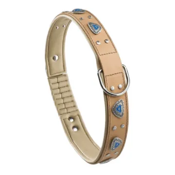 Показвай детайлите за Ferplast Giotto - Елегантен регулируем нашийник от естествена кожа за кучета, 68-75 см. - бежав 1 - MyPetShop.bg Снимка на Ferplast Giotto - Елегантен регулируем нашийник от естествена кожа за кучета, 68-75 см. - бежав 1