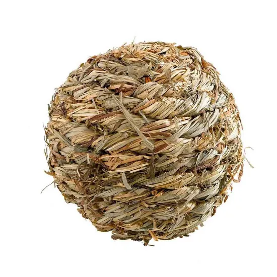 Снимка на Ferplast Ball for Rodents - Дървена шумкаща играчка за гризачи за гризане във форма на топка, 10 см.