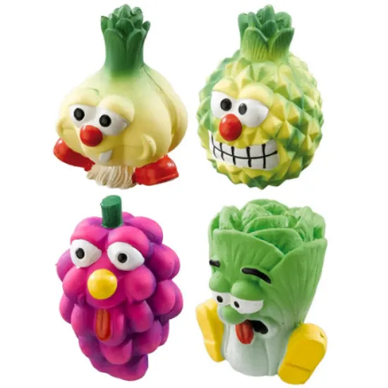 Снимка на Ferplast Latex Vegetables - Забавна кучешка играчка - гумен зеленчук за дъвчене , 11 см. 1 брой