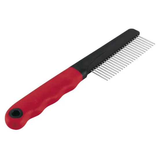Снимка на Ferplast Dog & Cats Comb - Гребен за кучета и котки със средно и дълъг косъм, 20,2 x 1,6 x h 4,3 см.