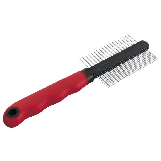 Снимка на Ferplast Comb for dogs and cats - Гребен за кучета и котки с редки и с едри зъбци, 20,3 x 1,6 x h 6,4 см.