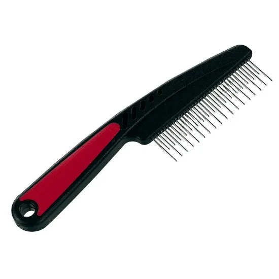 Снимка на Ferplast Dog and cat comb - Метален гребен за кучета и котки за премахване на възли и мъртва козина, 19,8 x 1,4 x h 5,5 см.