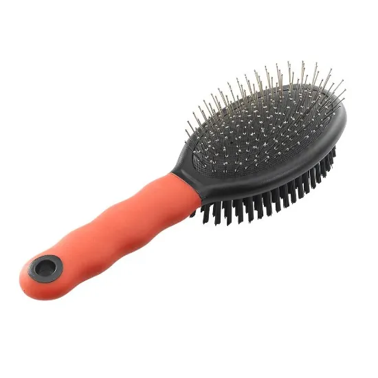 Снимка на Ferplast Dog Brush - Четка за кучета с метални зъби и четина голяма, 23 x 6,7 x h 5,5 см.