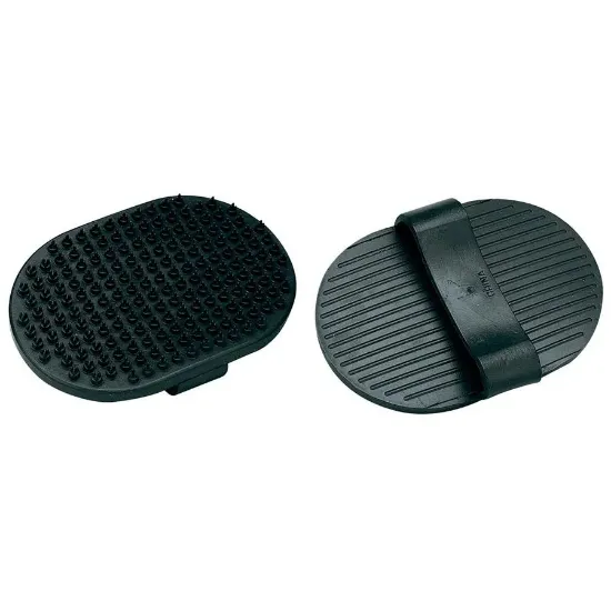Снимка на Ferplast Dog rubber currycomb - Гумена четка за кучетка тип къриком, подходяща за късокосмести, 13,3 x 9,2 см.