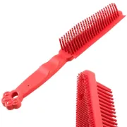 Снимка на Ferplast Dog Brush - Двойна четка за кучета за премахване на мъртва козина, 4 x 4 x h 27 см. 1