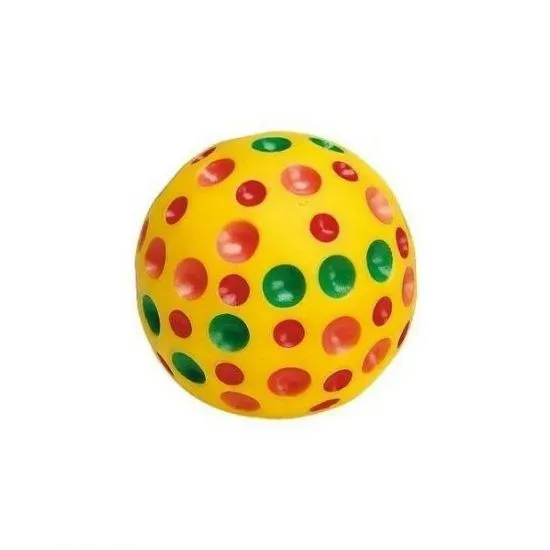 Снимка на Ferplast - Cheese Ball - Гумена свиреща топка за кучета, 10 см.