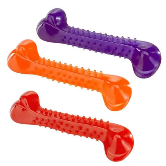 Снимка на Ferplast Dog toy - Кучешка играчка за дъвчене - гумен кокал,22.5 см./три цвята/