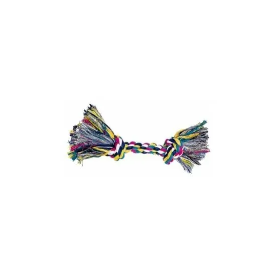 Снимка на Ferplast Dog toy - Кучешка играчка за дъвчене и дърпане, памучен шнур с два възела, 10 см.