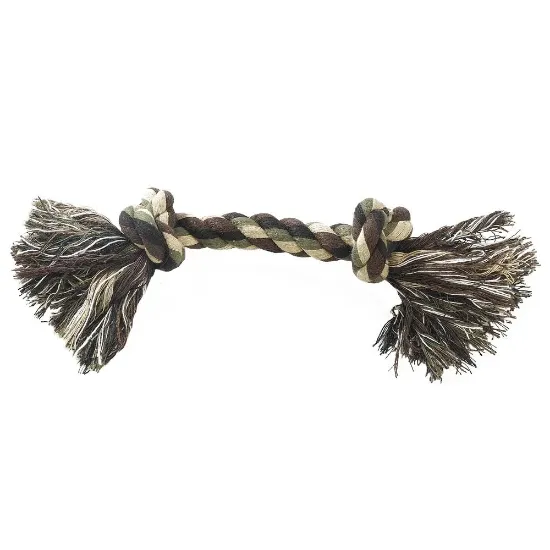 Снимка на Ferplast Dog toy - Кучешка играчка за дъвчене и дърпане от памук - въже с два възела, Ø 1,5 x 20 см.