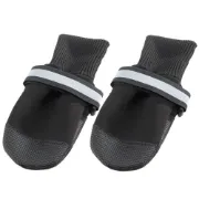 Снимка на Ferplast Dogs Shoes Large - Защитни обувки тип чорап за кучета,2 броя, 8 x 9 x h 10 см. - черни 1