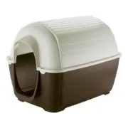 Снимка на Ferplast - Kenny M/L - Пластмасова къща за кучета с вентилационна система, 70 x 100,6 x h 70,5 см. 1
