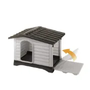 Снимка на Ferplast DogVilla 90 - Луксозна къща за кучета с постелка ,88 x 72 x h 65 см. 4