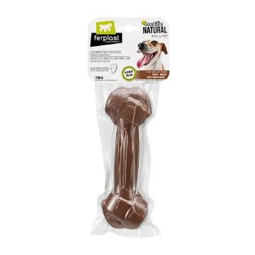 Показвай детайлите за Ferplast GoodBite Natural XL - Лакомство за кучета - кокал за дъвчене от царевично нишесте с телешко, 1 брой- 20. 5 см 1 - MyPetShop.bg Снимка на Ferplast GoodBite Natural XL - Лакомство за кучета - кокал за дъвчене от царевично нишесте с телешко, 1 брой- 20. 5 см 1