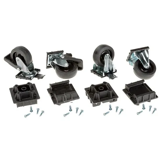 Снимка на Ferplast Kit Wheels L442 - Комплект колела за транспортни чанти за кучета и корки Atlas Car 80 и 100 Scenic, Atlas Car Mini, 80, 100 и Maxi