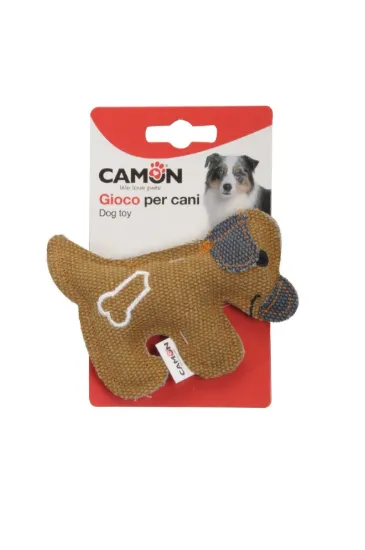 Снимка на Camon Fabric dog toy - Забавна кучешка играчка - кученце от плат, 11 см.