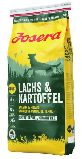 Снимка на Josera Dog Lachs & kartoffel - Пълноценна храна за чувствителни кучета над 1г. без зърнени храни, със сьомга и картофи, 900 гр.