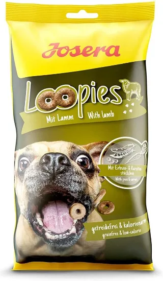 Снимка на Josera Dog Treats for Dogs with Lamb - Лакомство за кучета - вкусни хапки с агнешко и картофи, 150 гр./ 3 пакета