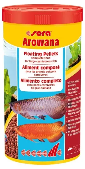 Снимка на Sera Arowana - Гранули за Арована и други едри хищни риби, 1000 мл.