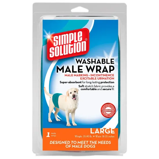 Снимка на Simple Solution Large - Многократен памперс за мъжки кучета, 45-89 см.