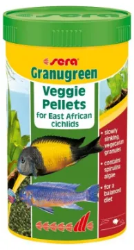 Показвай детайлите за Sera Granugreen - Пълноценна храна за растителноядни цихлиди, 1000 мл. 1 - MyPetShop.bg Снимка на Sera Granugreen - Пълноценна храна за растителноядни цихлиди, 1000 мл. 1