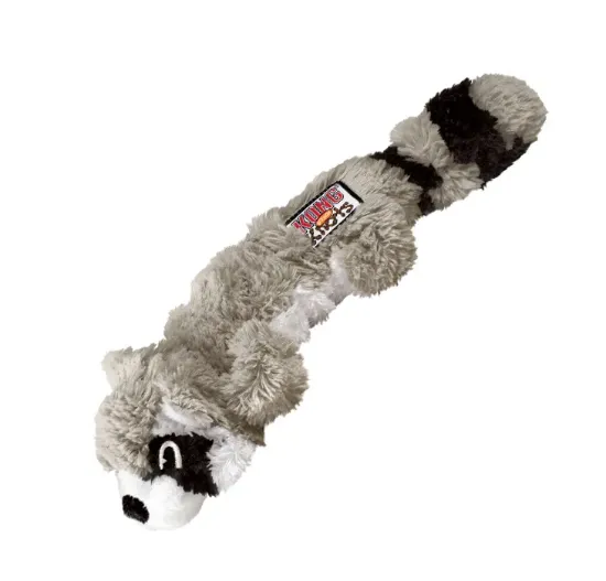 Снимка на Kong Scrunch Knots Racoon Small/Medium - Забавна плюшена играчка за кучета - енот