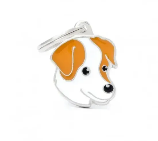 Снимка на My Family White and Brown Jack Russell - Кучешки адресник - порода Джак Ръсел