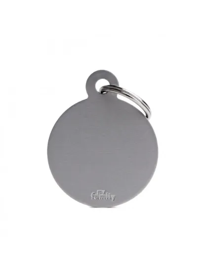Снимка на My Family ID Tag Basic collection Big Circle- Алуминиев кучешки адресник във форма на кръг