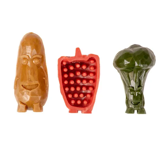 Снимка на Duvo Plus Garden Bites - Вегетариански дентални лакомства за кучета,6 см./15 гр./10 броя