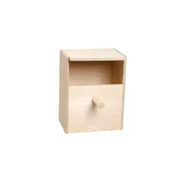 Показвай детайлите за Flamingo - Дървена къщичка за птици, отворена, 12,5 x 9,5 x 16 см. 1 - MyPetShop.bg Снимка на Flamingo - Дървена къщичка за птици, отворена, 12,5 x 9,5 x 16 см. 1