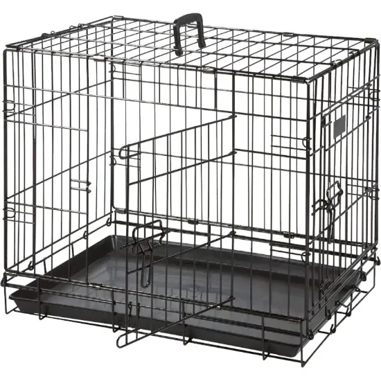 Снимка на Flamingo Dog Cage Medium - Метална транспортна клетка за кучета с две врати, 77x47x54 см.