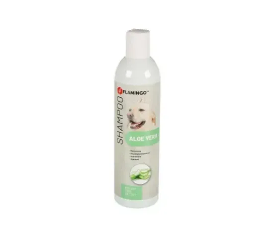 Снимка на Flamingo Shampoo -Овлажняващ шампоан за кучета с всякакъв тип козина с алое вера, 300 мл.