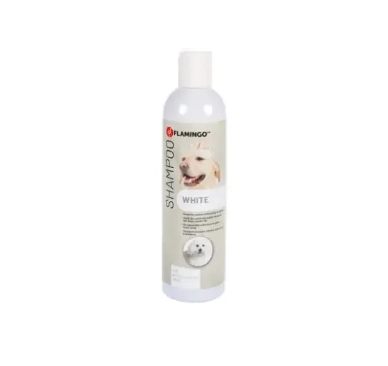 Снимка на Flamingo Shampoo - Шампоан за кучета с бяла козина с възстановяващ ефект, 300 мл.