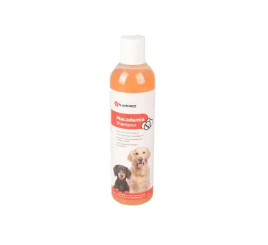 Снимка на Flamingo Shampoo - Шампоан за кучета, хидратира козината, за лесно разресване с макадамия ,300 мл.