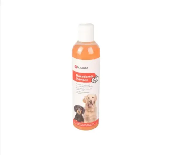 Снимка на Flamingo Shampoo - Шампоан за кучета, хидратира козината, за лесно разресване с макадамия ,1 литър