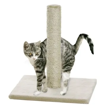 Показвай детайлите за Flamingo - Драскалка за котки Lisa беж 38x38x59 см. 1 - MyPetShop.bg Снимка на Flamingo - Драскалка за котки Lisa беж 38x38x59 см. 1