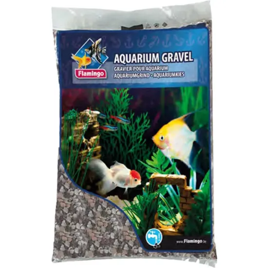 Снимка на Flamingo Gravel - Натурални камъчета за аквариум , 8 кг.