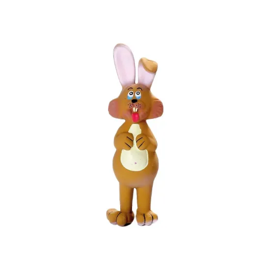 Снимка на Flamingo Latex Rabbit - Забавна кучешка играчка - латексов заек, 23 см.
