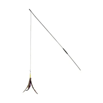 Показвай детайлите за Flamingo cat toy - Играчка за котки - въдица с перо Снимка на Flamingo cat toy - Играчка за котки - въдица с перо