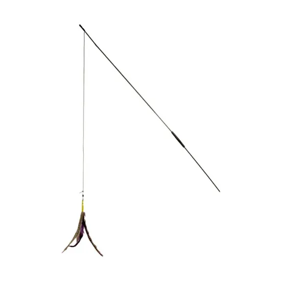 Снимка на Flamingo cat toy - Играчка за котки - въдица с перо