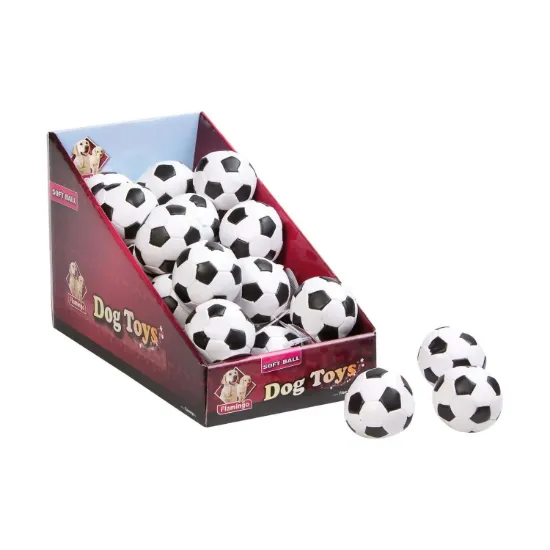 Снимка на Flamingo Ball - Кучешка играчка - футболна топка, 10 см.