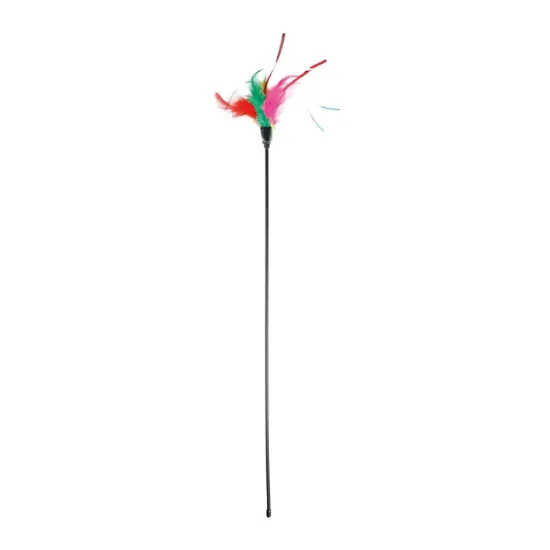 Снимка на Flamingo Cat toy - Котешка играчка - пръчка с перо, 48 см.