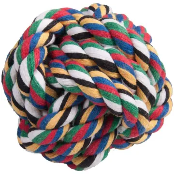Показвай детайлите за Flamingo Cotton ball - Играчка за кучета , плетена памучна топка, 8.5 см. 1 - MyPetShop.bg Снимка на Flamingo Cotton ball - Играчка за кучета , плетена памучна топка, 8.5 см. 1