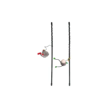 Показвай детайлите за Flamingo Cat toy - Играчка за котки, въдица с мишка, 11 х 4 х 6 см. Снимка на Flamingo Cat toy - Играчка за котки, въдица с мишка, 11 х 4 х 6 см.
