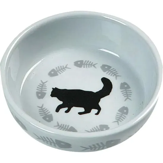 Снимка на Flamingo Cat bowl - Порцеланова купа за храна и вода за котки, 3,5 x Ø 12 см,/220 мл.