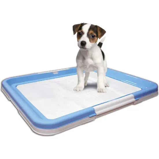 Снимка на Flamingo Trainer Medium Pads - Кучешка тоалетна + 10 подложки/ памперс, 60/40 см.