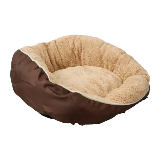 Снимка на Flamingo Round Bed - Меко легло за кучета и котки , 52 х 46 х 18см., бежово